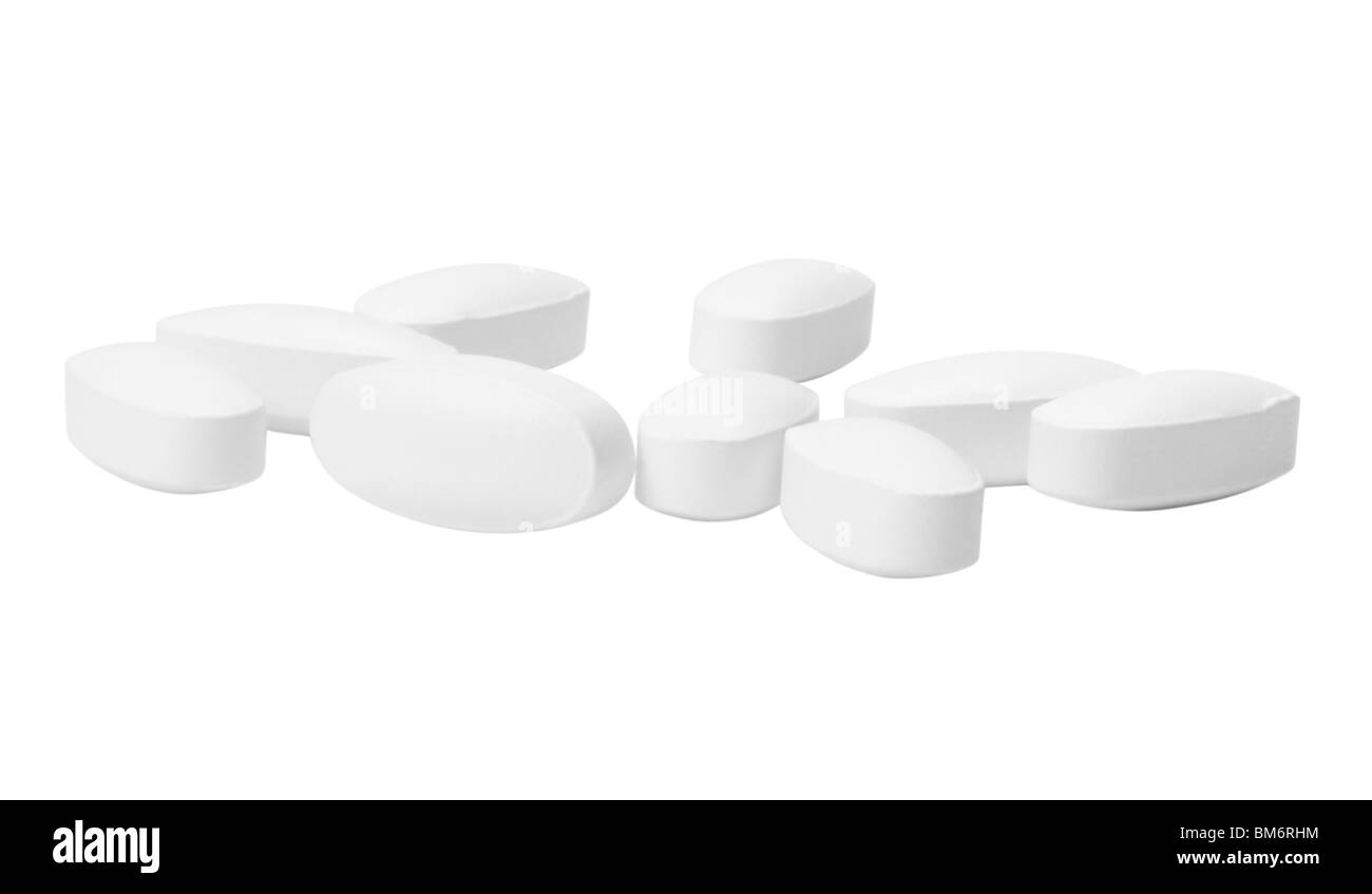 Close-up di compresse Foto Stock