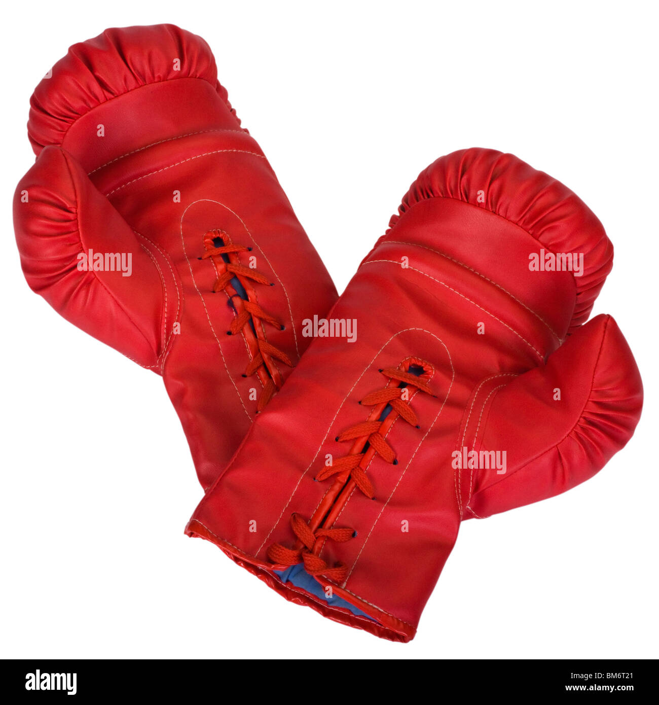 Close-up di un paio di guanti da boxe Foto Stock