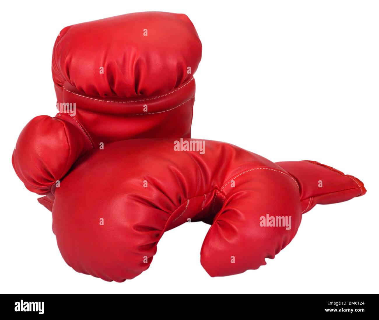 Close-up di un paio di guanti da boxe Foto Stock