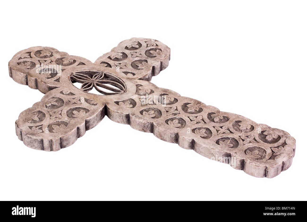 Close-up di una croce Foto Stock