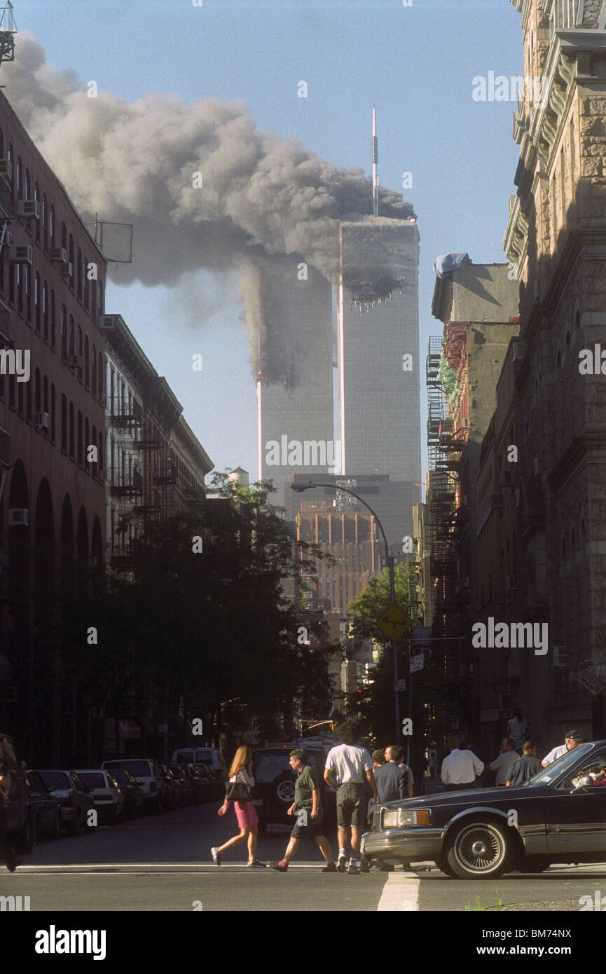 Il World Trade Center Attack ©Stacy Rosenstock Walsh/Alamy Foto Stock