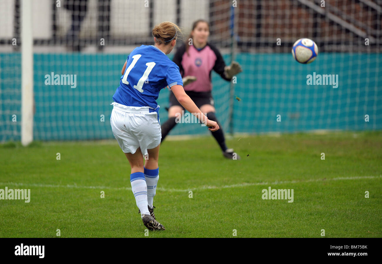 22.11.09 EVERTON LADIES V BRISTOL ACADEMY HA GIOCATO A MARINO FC CROSBY LIVERPOOL.WOMENS PREMIER LEAGUE..Foto di Alan Edwards Foto Stock