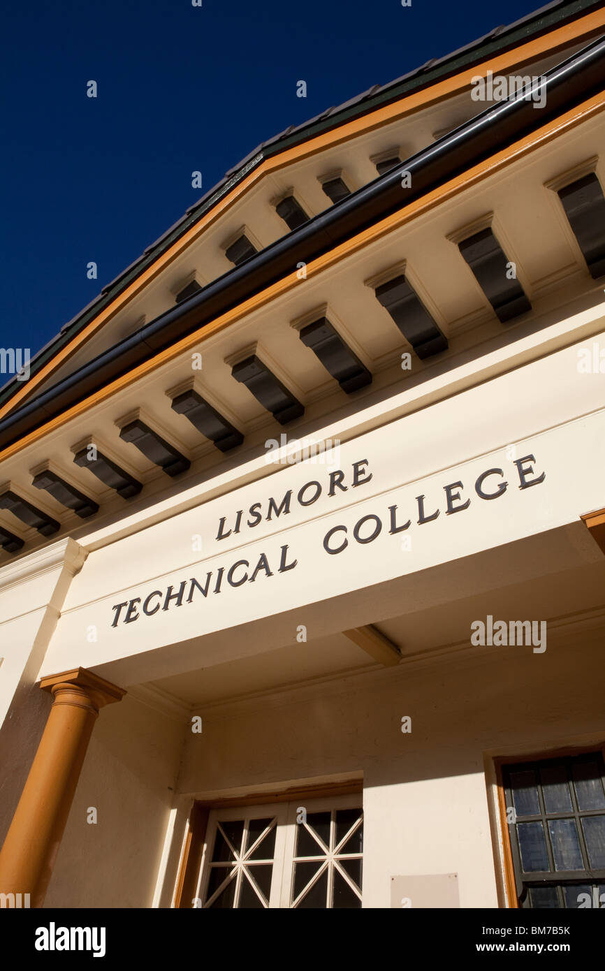 Lismore Technical College di New South Wales, Australia Foto Stock