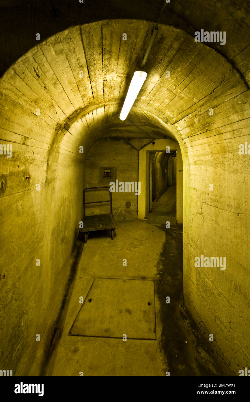 Fallout shelter, Canton Ticino, Svizzera Foto Stock