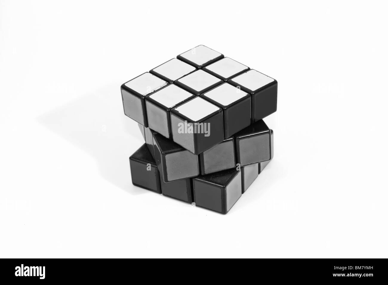 La filatura cubo appena circa per essere risolto Foto Stock