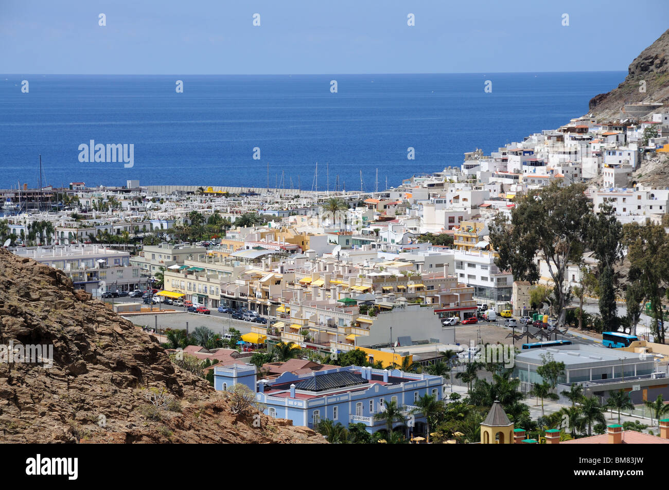 Puerto de Mogan, Grand Isola Canarie Spagna Foto Stock