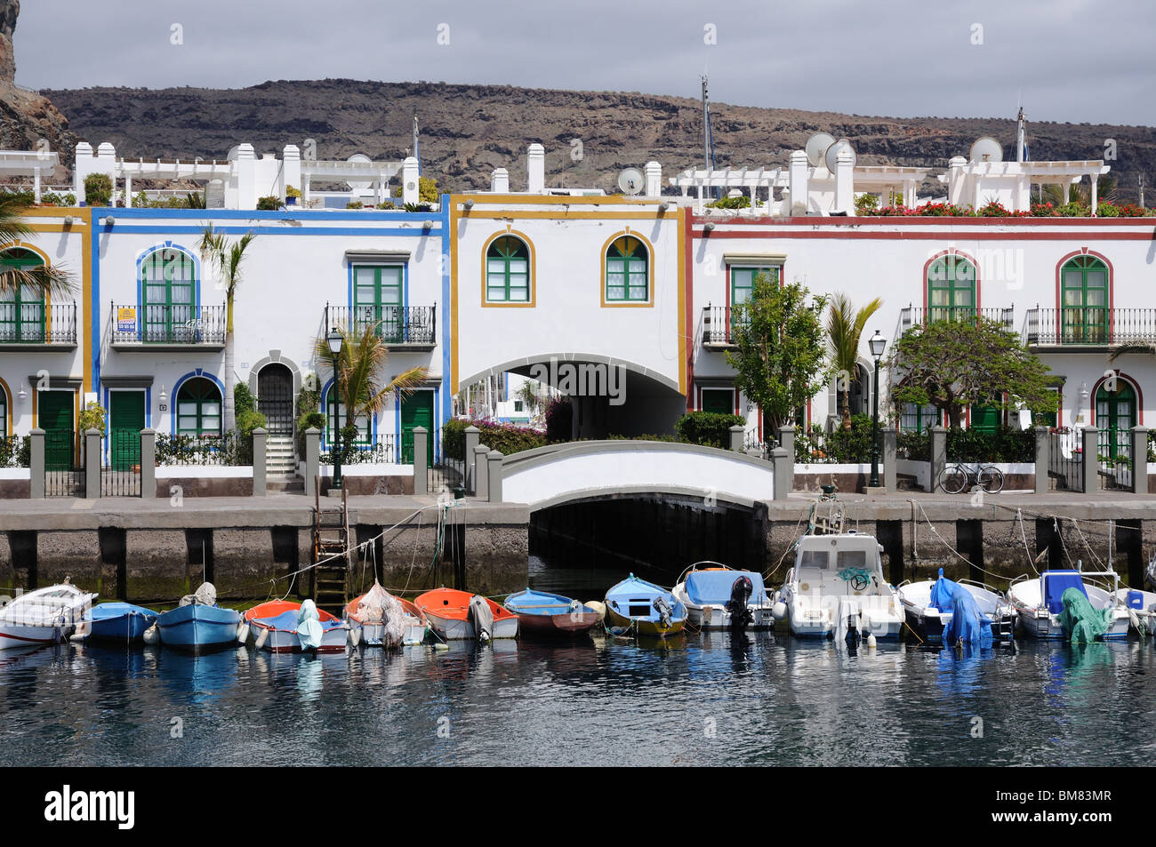 Puerto de Mogan, Grand Isola Canarie Spagna Foto Stock