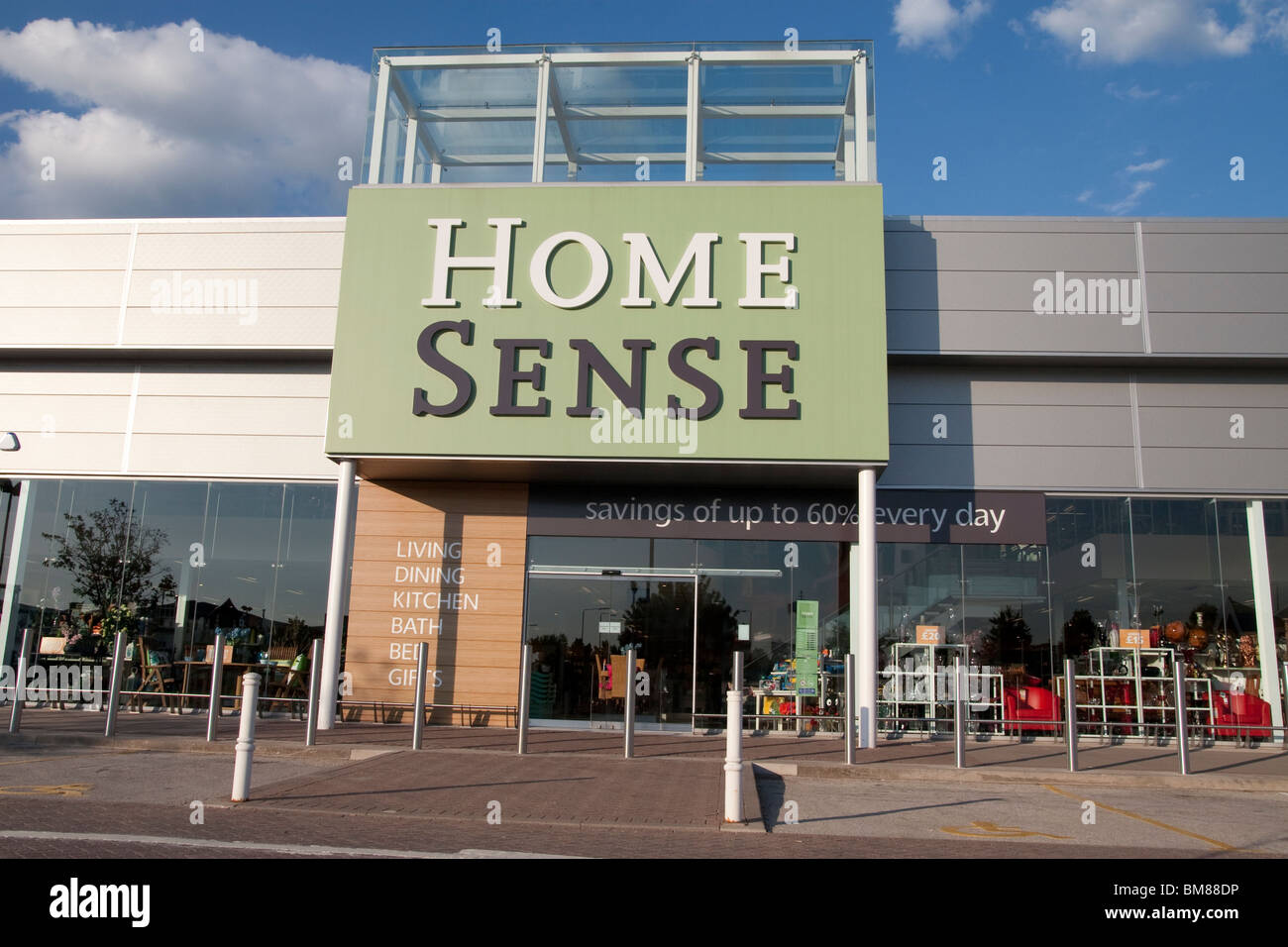 Home senso retail store al castello di Marina retail park, Nottingham England Regno Unito Foto Stock