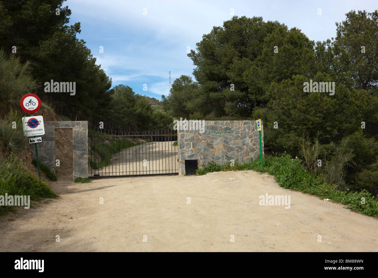 Parque Natural Montes de Málaga. Andalusia. Spagna. Foto Stock