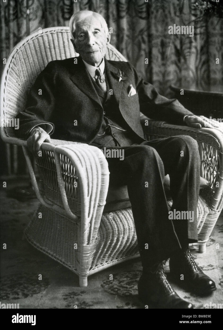 JOHN D(AVIDSON) ROCKEFELLER - noi il magnate del petrolio e filantropo (1839-1937) Foto Stock