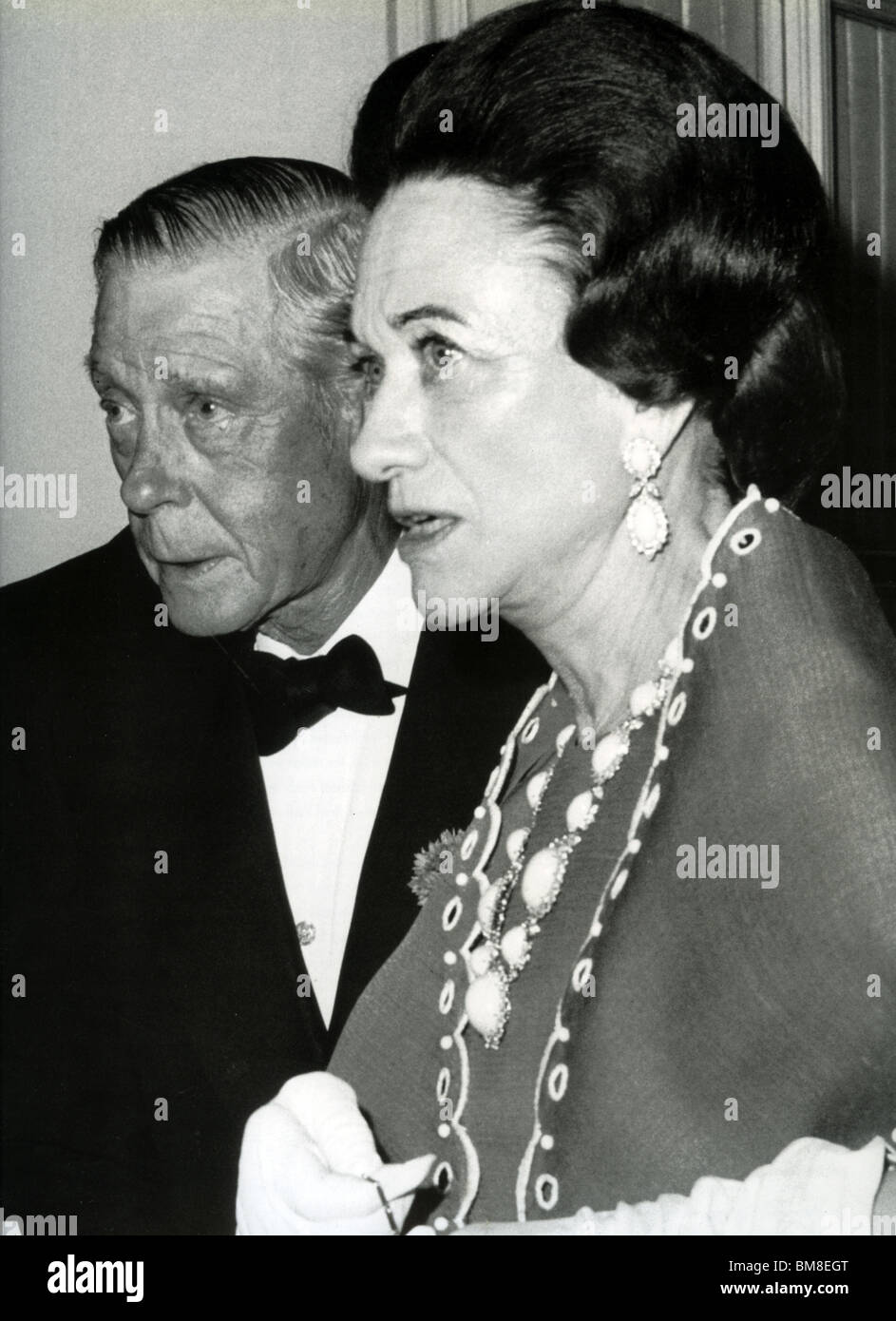 Il Duca e la duchessa di Windsor a Parigi circa 1970 Foto Stock