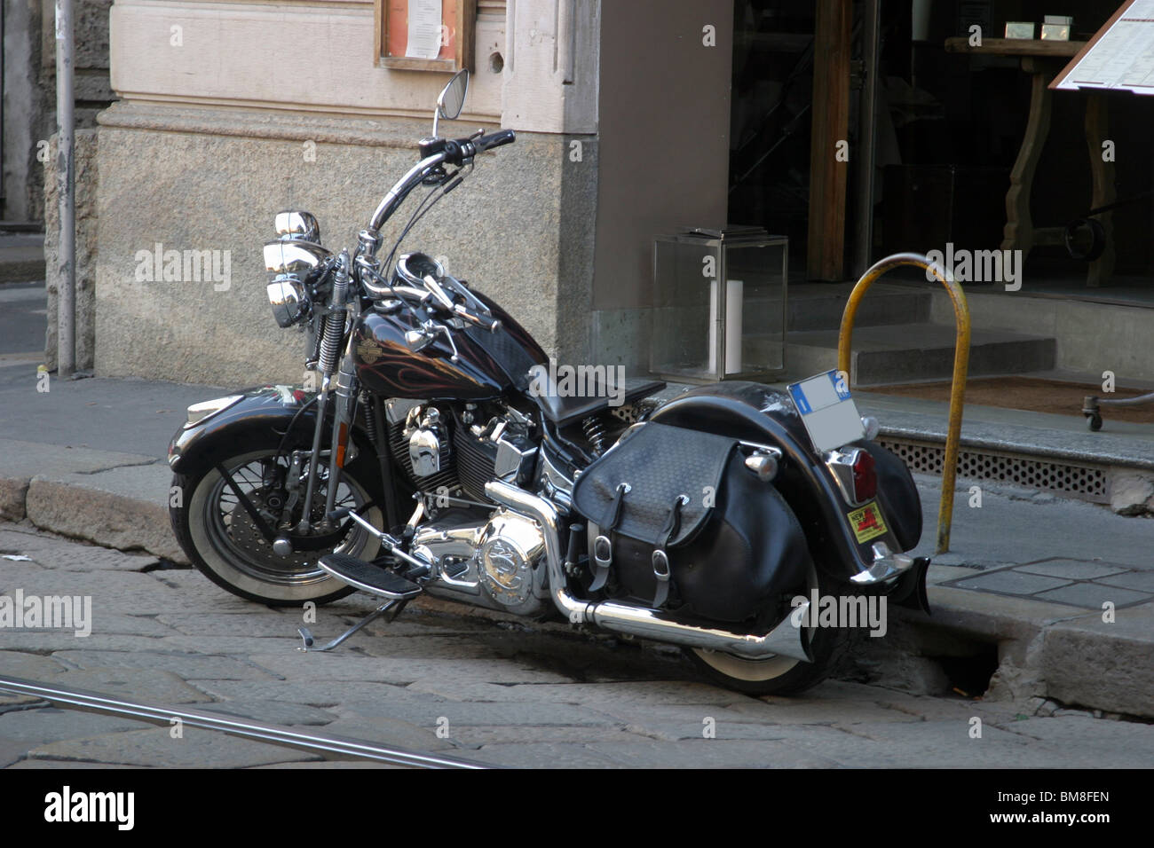 Moto d'epoca Harley Davidson Foto stock - Alamy