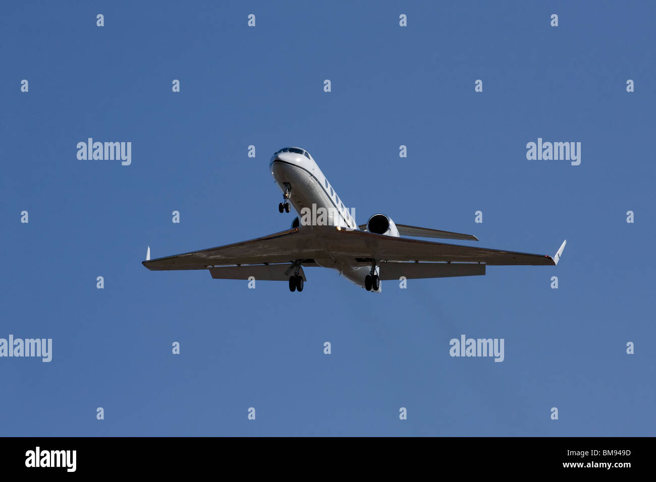 Gulfstream Aerospace G-IV con landing gear down. Foto Stock