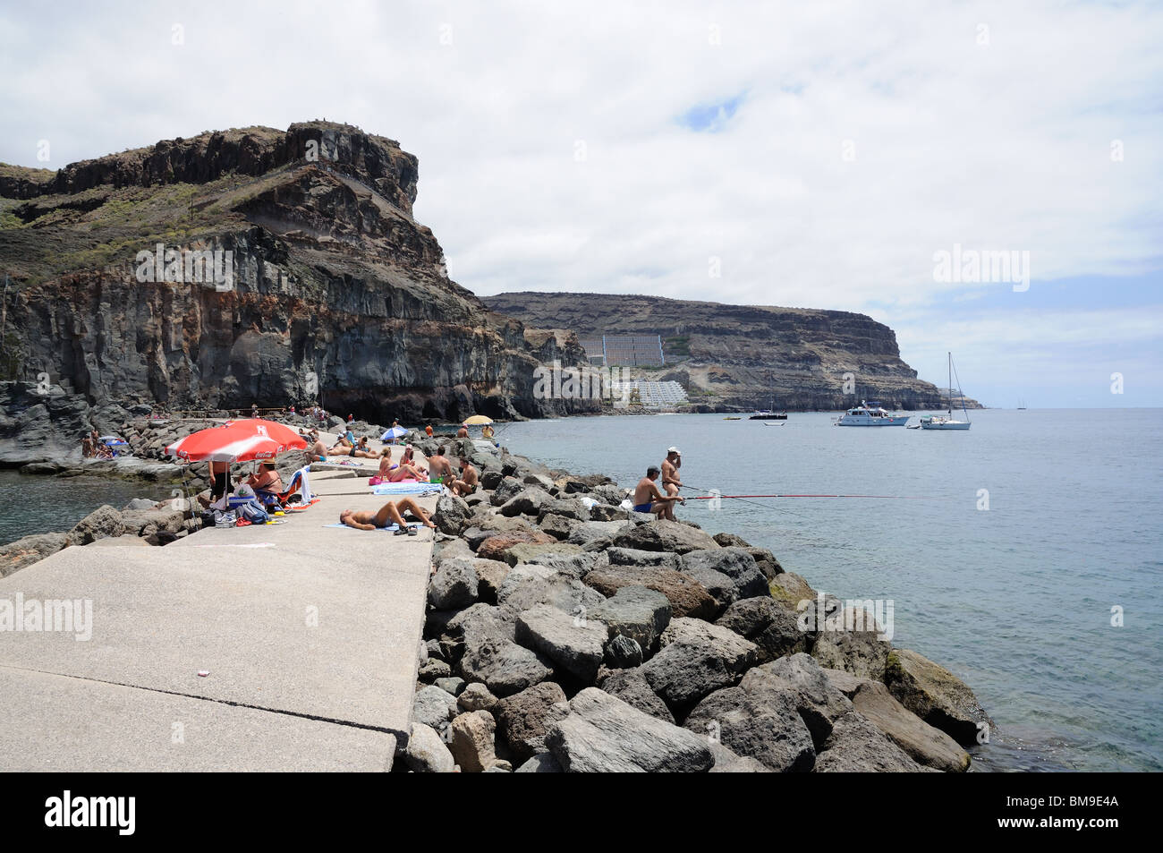 Puerto de Mogan, Grand Isola Canarie Spagna Foto Stock