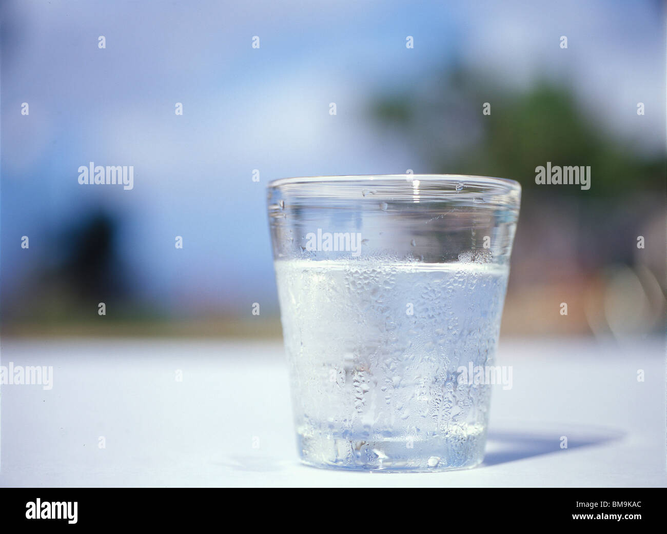 Bicchiere d'acqua Foto Stock