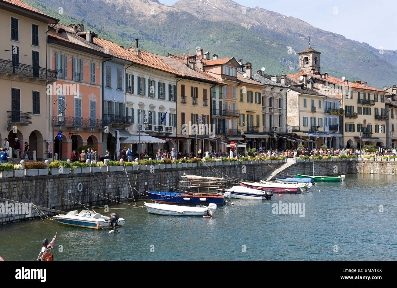 Cannobio sul Lago Maggiore, Italia Foto Stock
