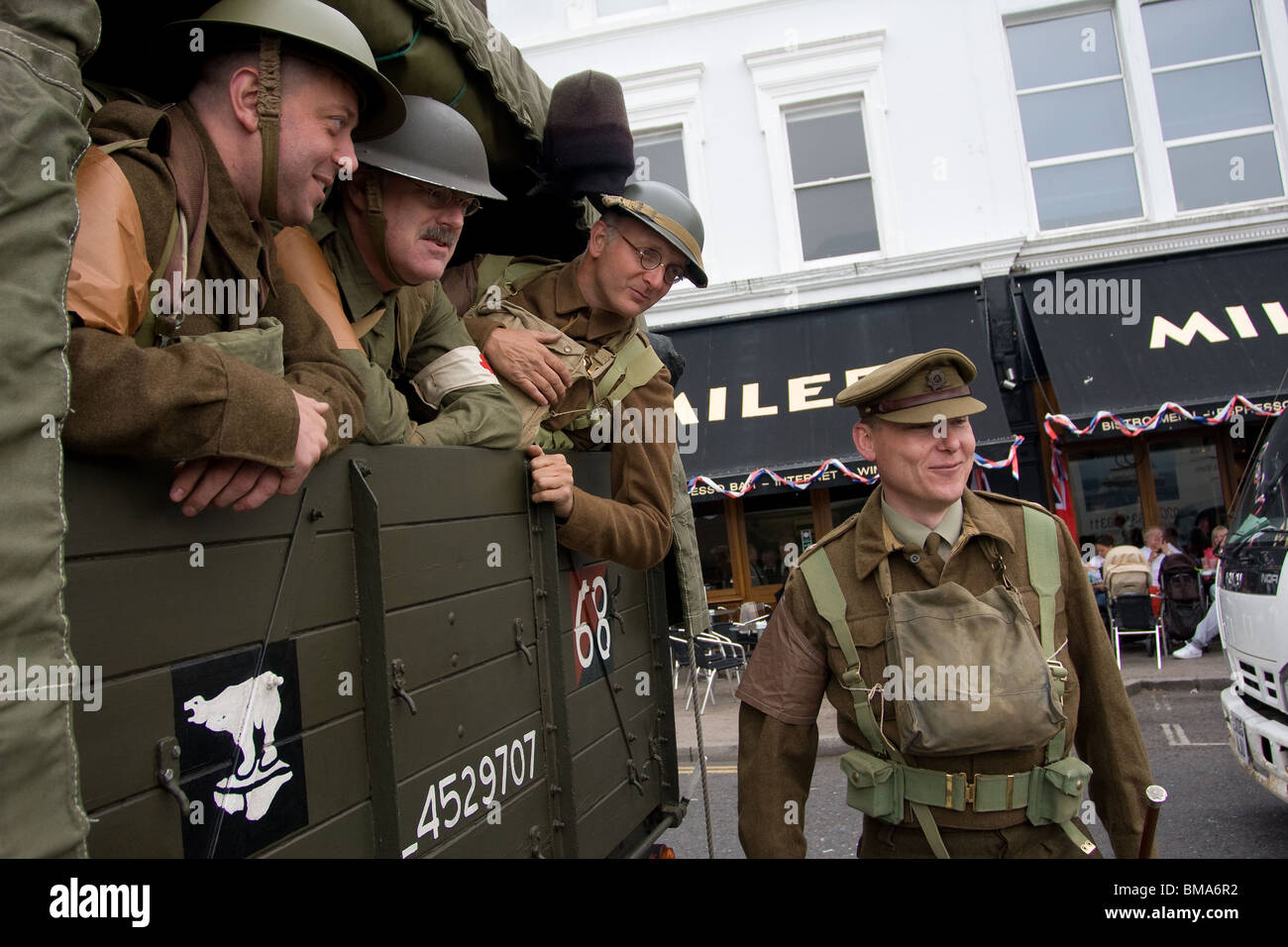 Il settantesimo anniversario del salvataggio della British forza expeditionary esercito da Dunkerque a Ramsgate maggio giugno 1940, celebrazioni Foto Stock