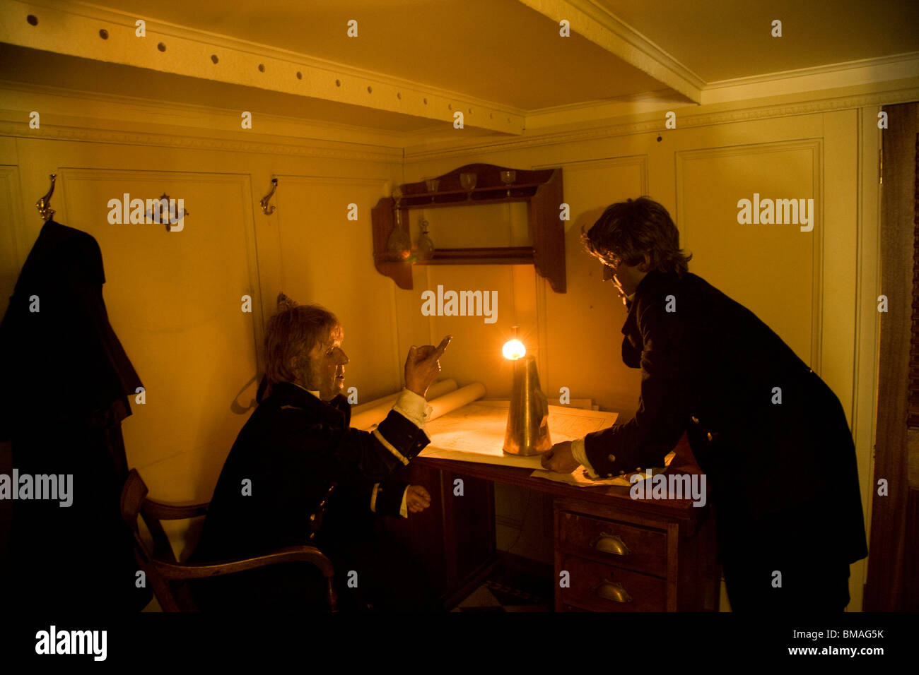 Cabina comandante, SS Gran Bretagna maritime Museum, Bristol, Inghilterra Foto Stock