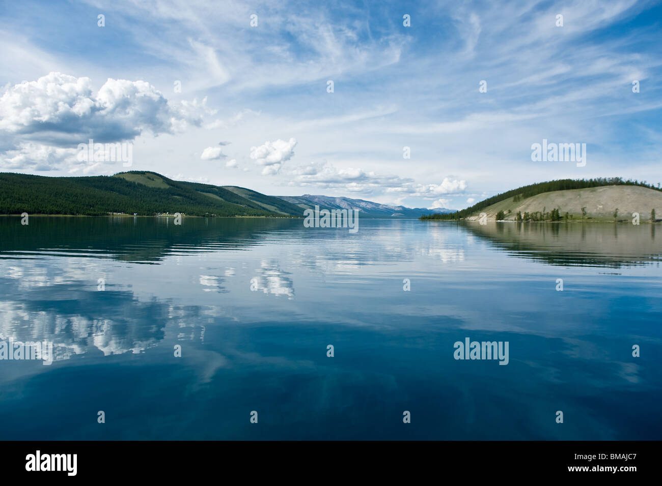Il lago di Khovsgol Mongolia Foto Stock