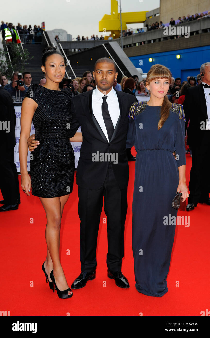SHANIKA WARREN-MARKLAND NOEL CLARKE & OFELIA LOVIBOND NATIONAL MOVIE AWARDS 2010 Royal Festival Hall di Londra Inghilterra 26 Maggio 2 Foto Stock