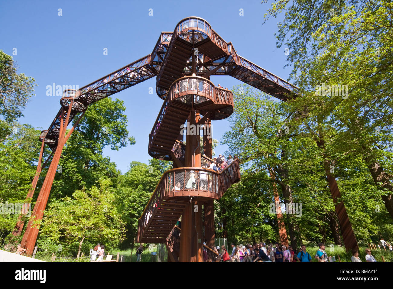 Xstrata Treetop Walkway Kew Gardens Foto Stock