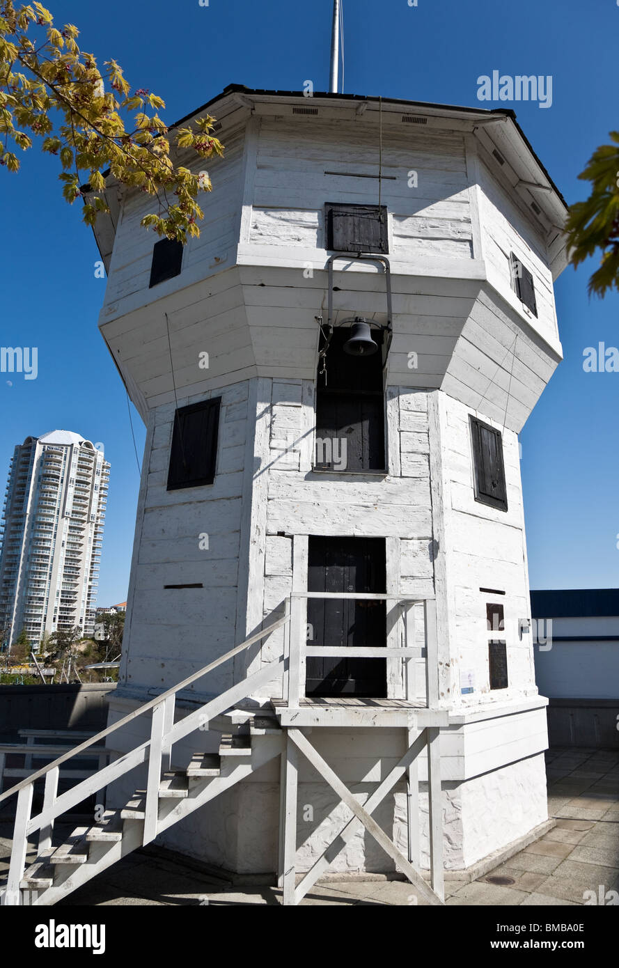 Il bastione, una torre fortificata di Nanaimo Isola di Vancouver, British Columbia, Canada Foto Stock