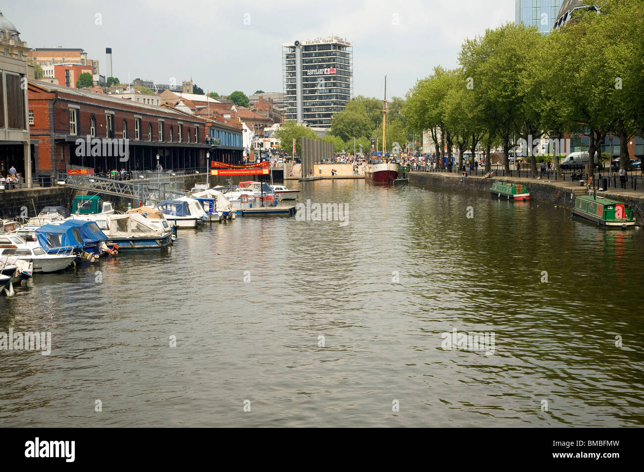 Sant Agostino raggiungere, Floating Harbour, Bristol Foto Stock