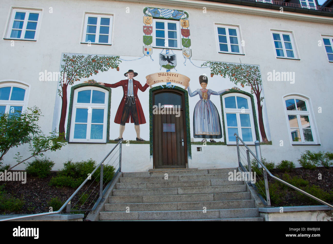Starnberg rathaus vicino a Monaco di Baviera Foto Stock
