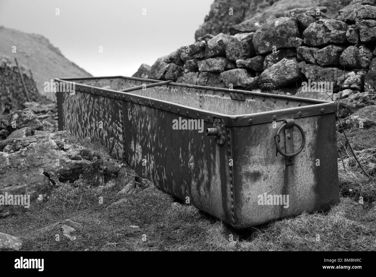 Questa una mangiatoia per gli ovini in Yorkshire Dales Foto Stock