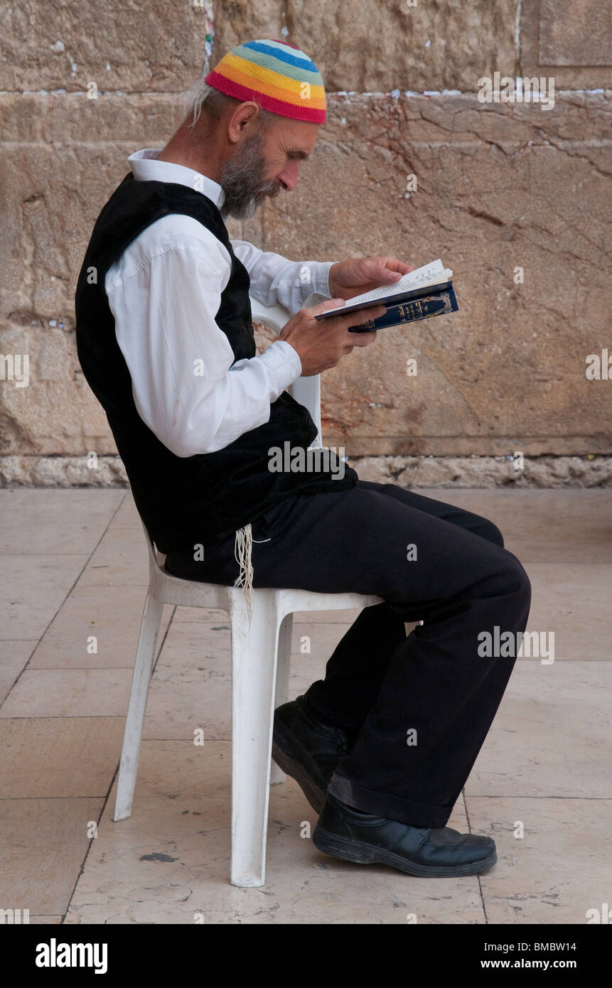 Israele. Gerusalemme la città vecchia. Parete ovest Foto Stock