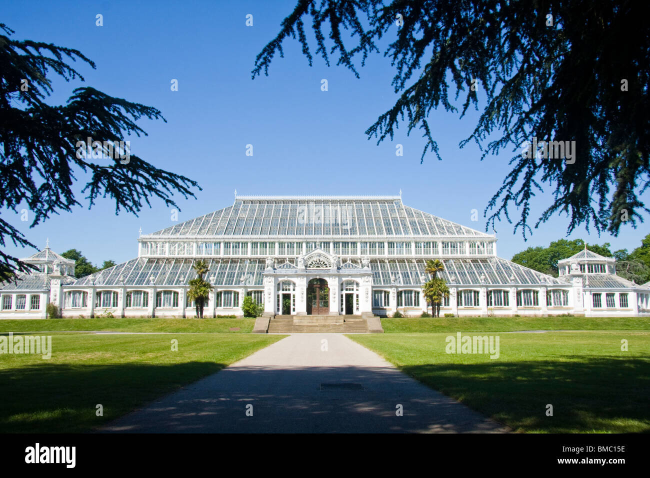 La casa Temperate Kew Gardens Londra Inghilterra Foto Stock