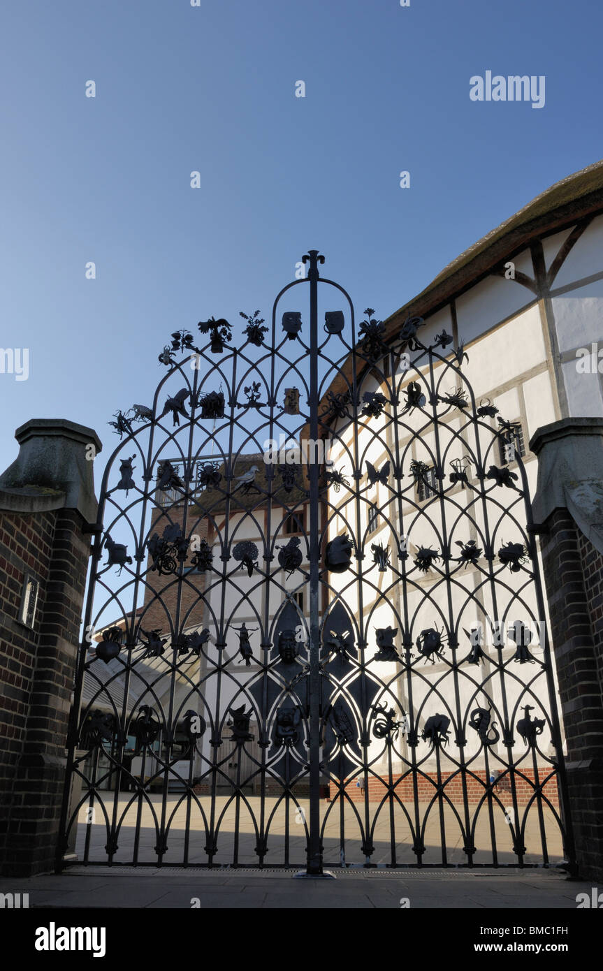 Il Globe Theatre di Shakespeare - Londra, Regno Unito Foto Stock