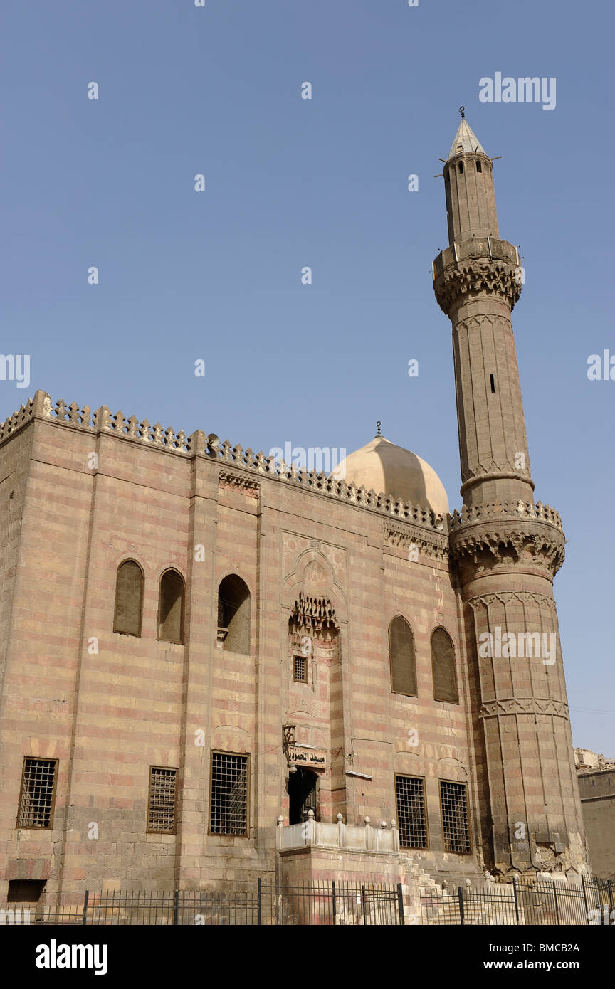 Sultan Moschea Hassan al Cairo, Egitto Foto Stock