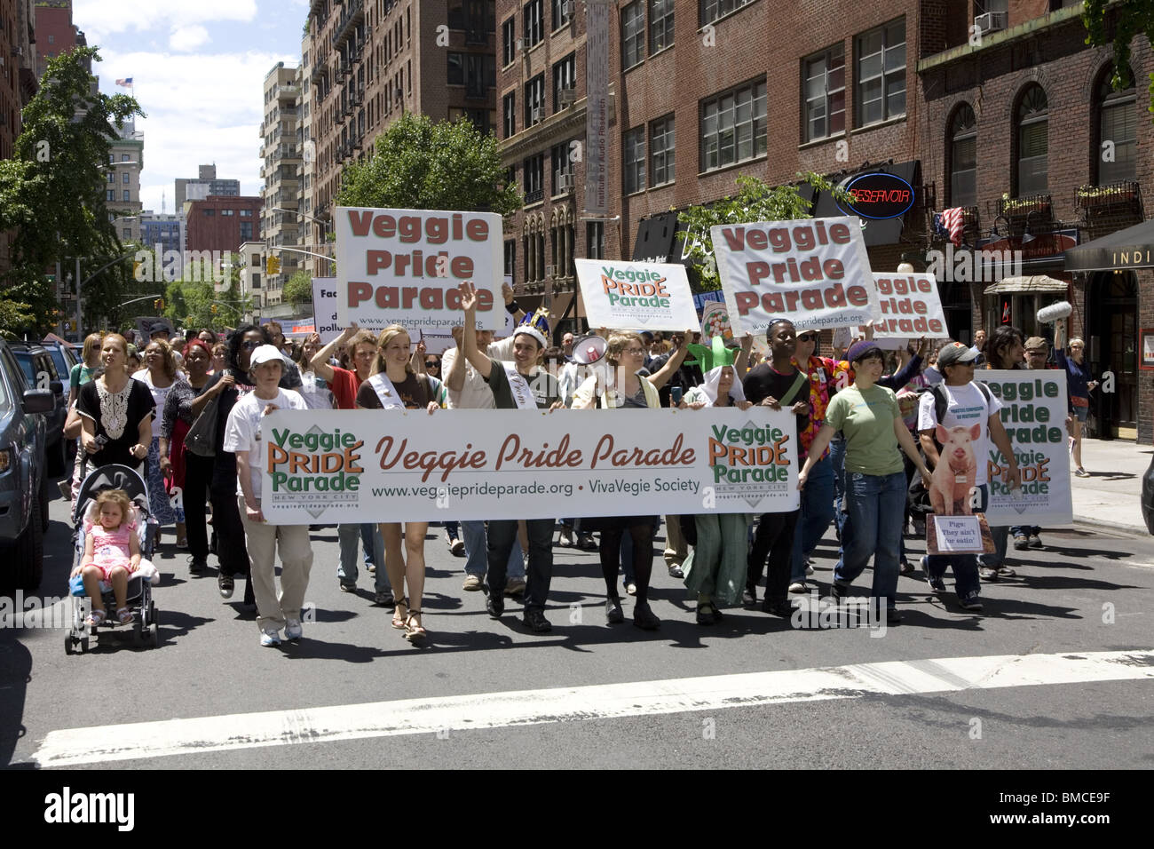 2010: terza edizione Veggie Pride Parade di New York City Foto Stock