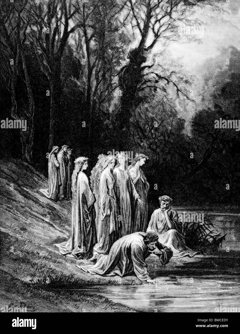 Il battesimo nella seconda Paradise River Foto Stock