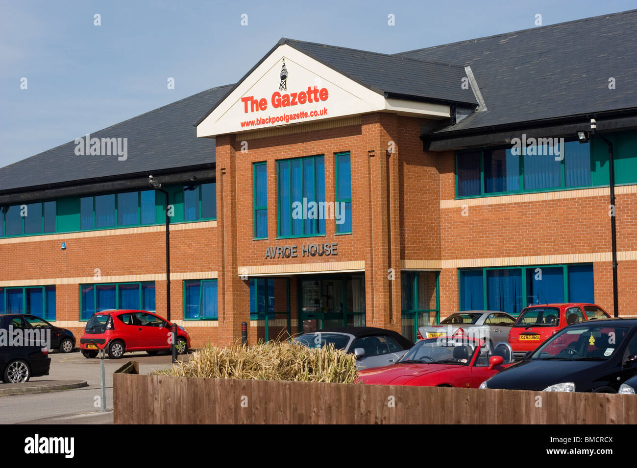 Casa Avroe ufficio del Blackpool Gazette giornale Foto Stock