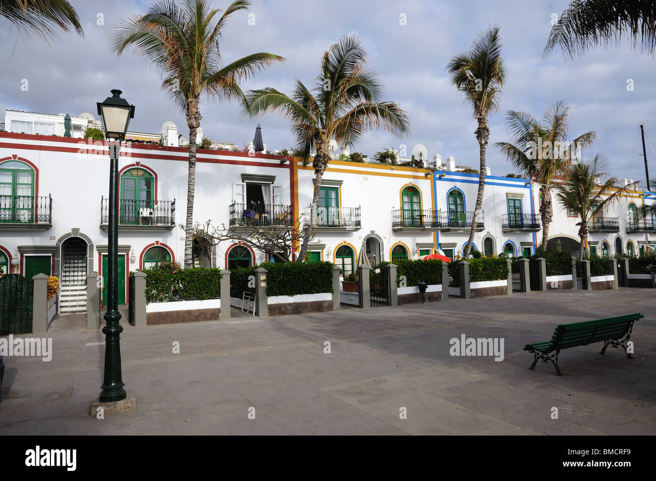 Puerto de Mogan, Grand Isola Canarie, Spagna Foto Stock
