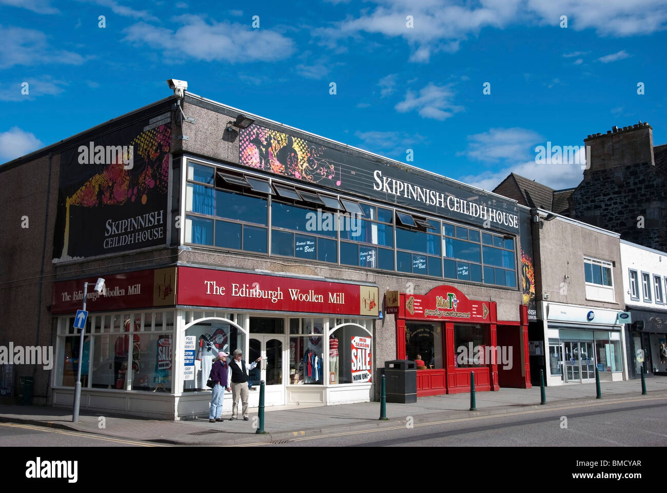 Skipinnish Ceilidh House George Street/Argyll Street Oban Lorn Argyll ovest della Scozia Foto Stock