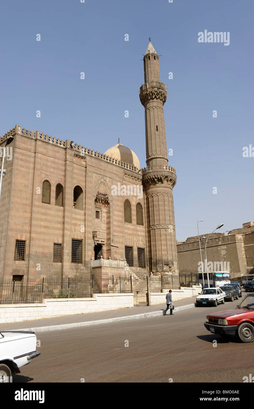 Sultan Moschea Hassan al Cairo, Egitto Foto Stock