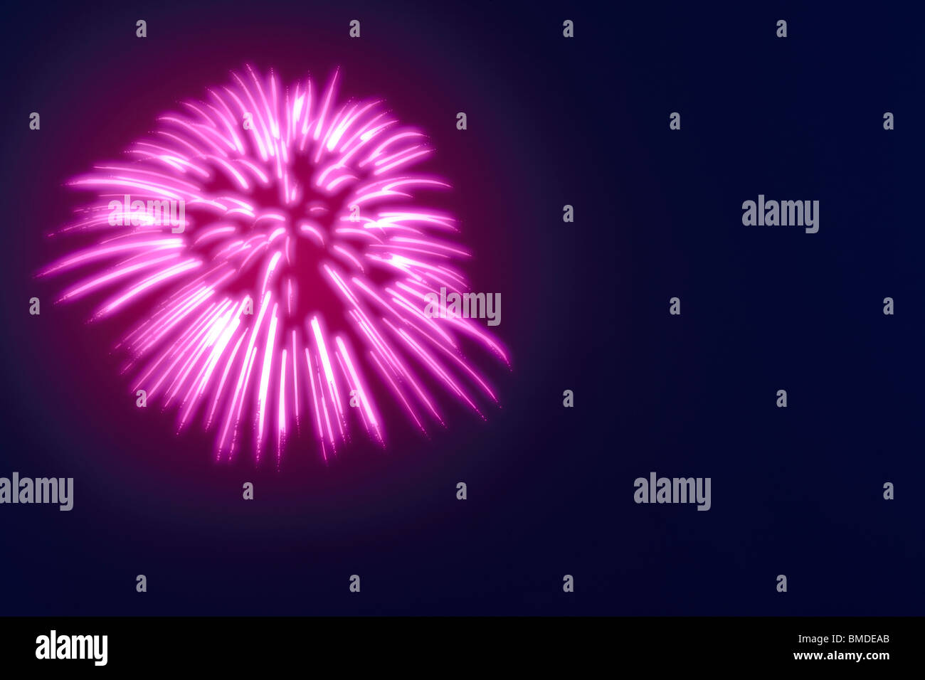 Fuochi d'artificio Foto Stock