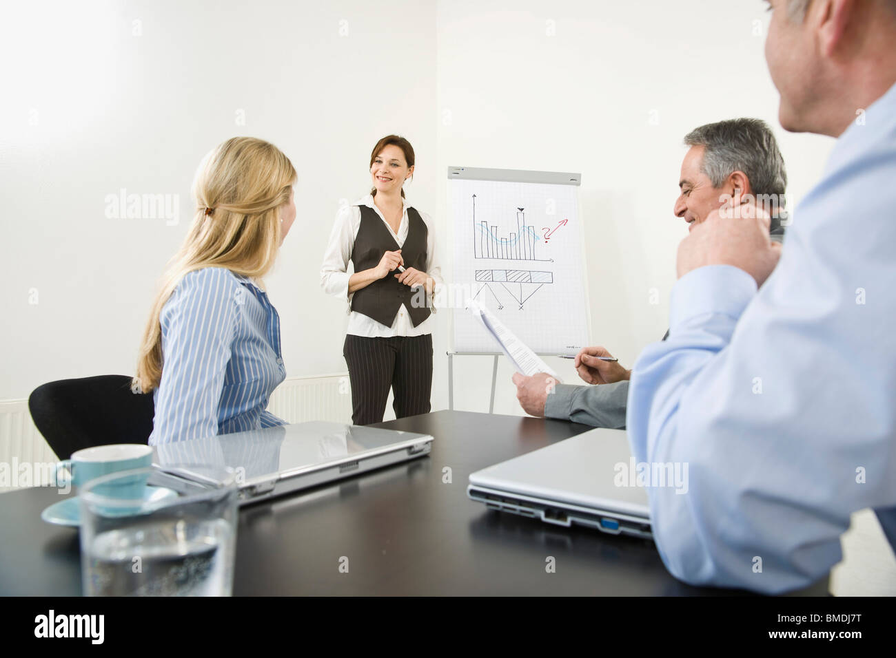 Meeting aziendali Foto Stock