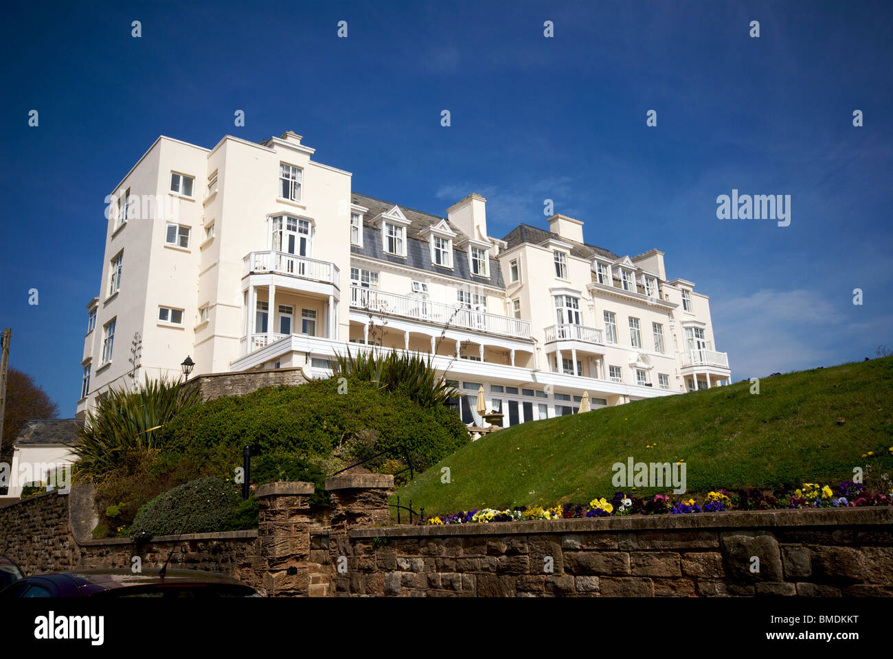 Sidmouth Devon UK Lungomare Belmont Hotel Foto Stock