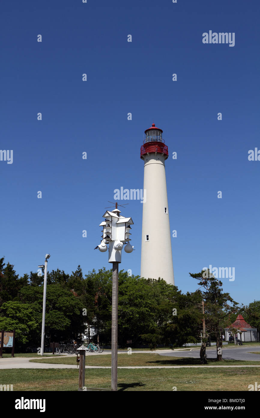 Cape May, Faro di Cape May, New Jersey, USA. Foto Stock