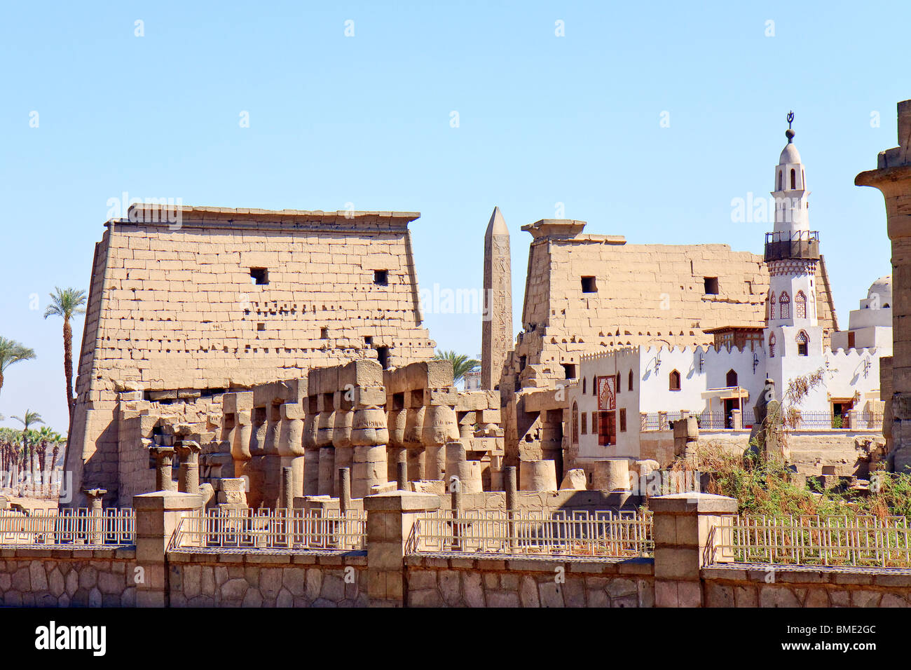 Egitto Tempio di Luxor Foto Stock