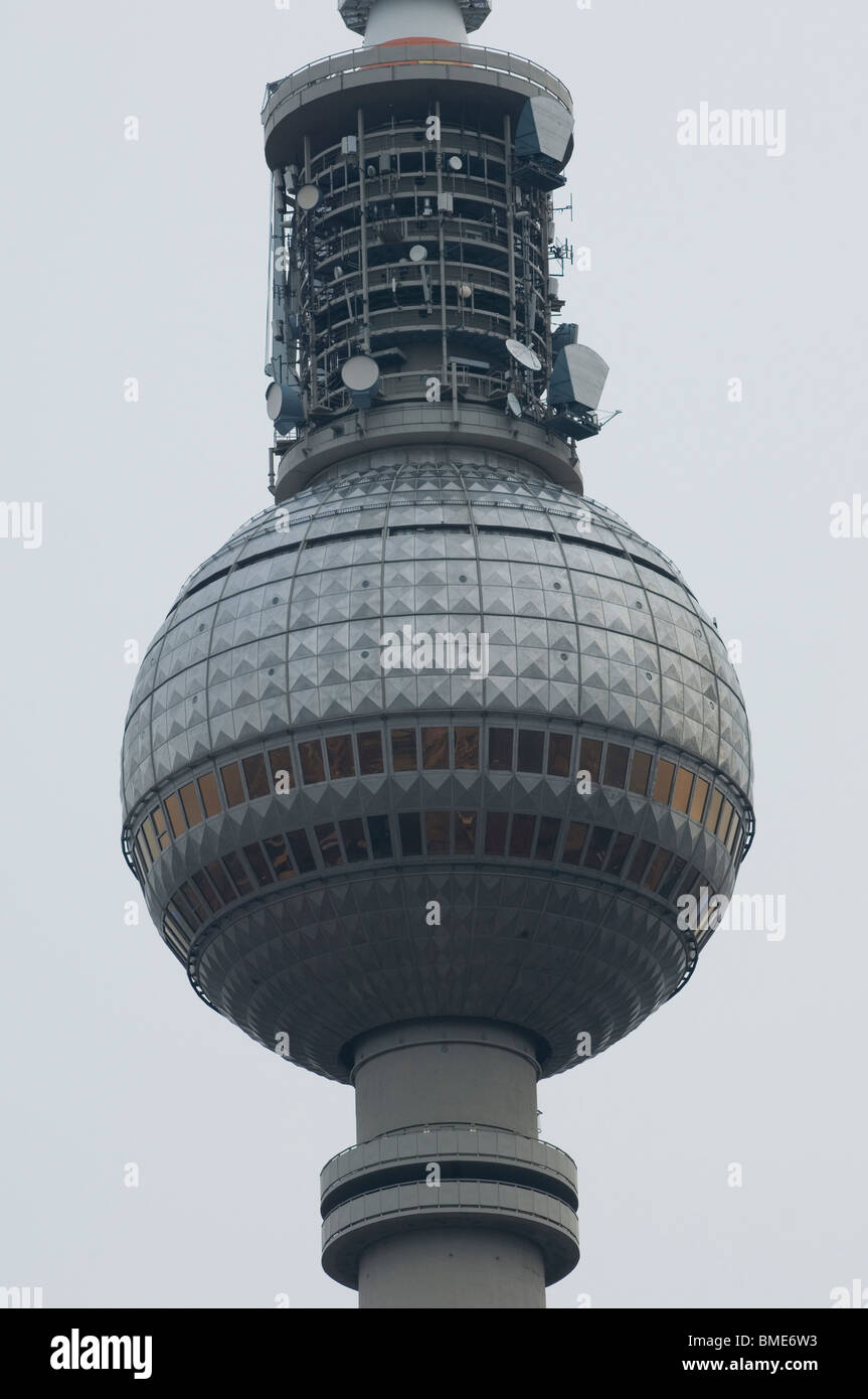 Torre TV di Berlino Germania Foto Stock