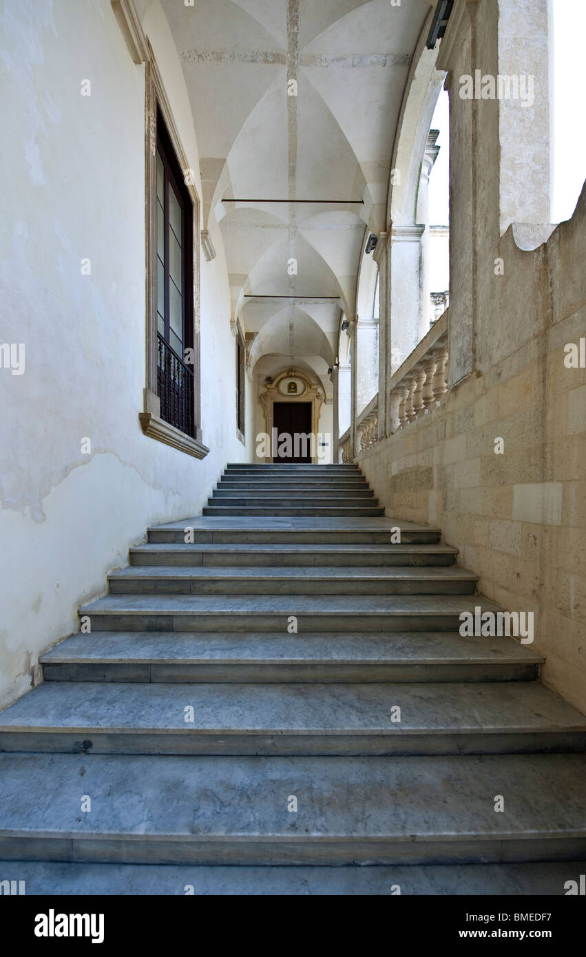 Puglia,,Salento Lecce, Piazza Duomo, l'Episcopio Foto Stock