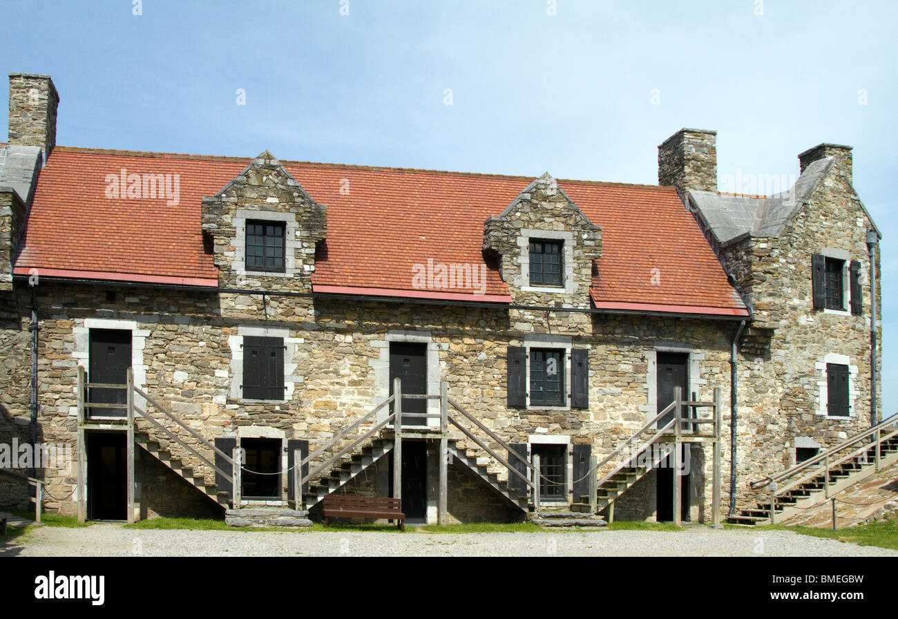Fort Ticonderoga, New York. Foto Stock