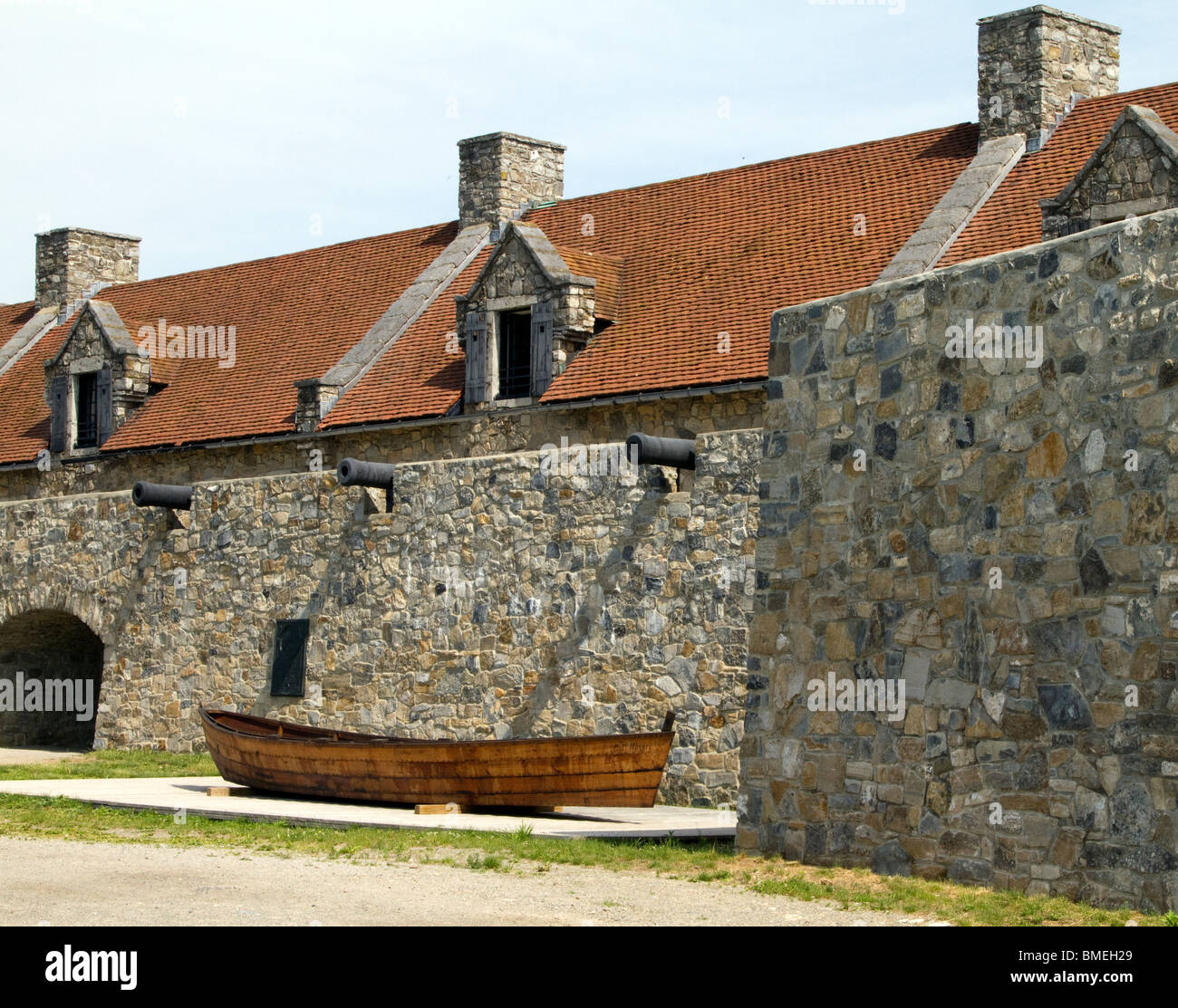 Fort Ticonderoga, New York. Foto Stock