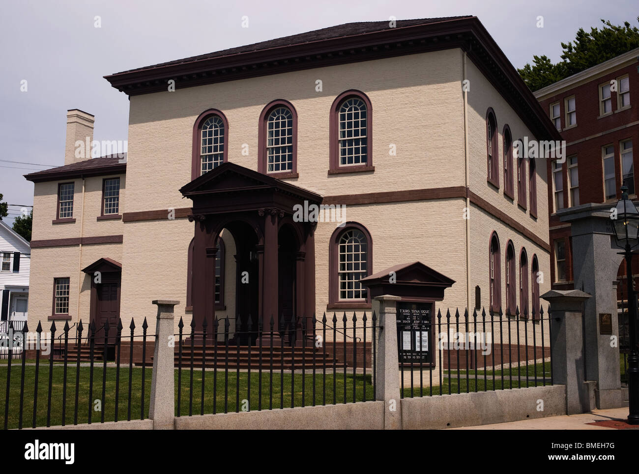 Congregazione JESHUAT Israele (1658), sinagoga TOURO (1763), Newport, Rhode Island Foto Stock
