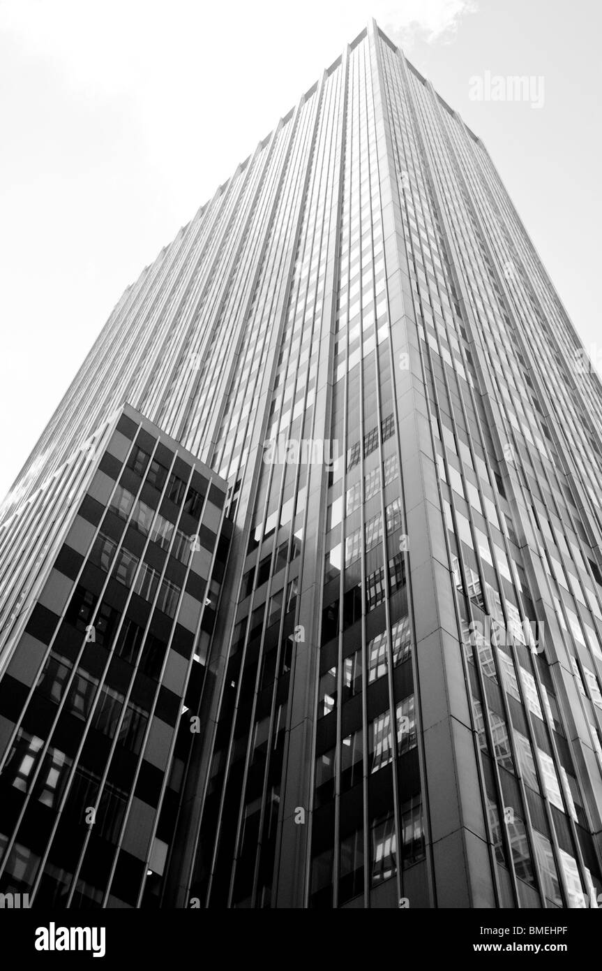 Alti grattacieli di New York City, NY, STATI UNITI D'AMERICA. Foto Stock